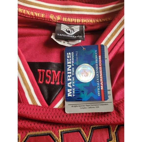 Rapid Dominance R11-MAR-CAR-04 Football Jerseys, USMC, Cardinal, Extra Large - Picture 3 of 8